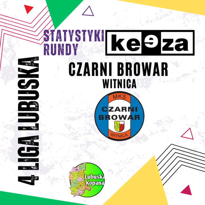 Statystyki rundy jesiennej (24)…Czarni Browar Witnica…Keeza 4 liga lubuska