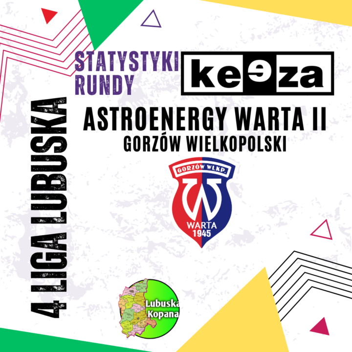 Statystyki rundy jesiennej (16)…AstroEnergy Warta II Gorzów Wielkopolski…Keeza 4 liga lubuska